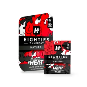 straight heat eighties 7 hydroxy chewable tablets natural 80mg per tablet